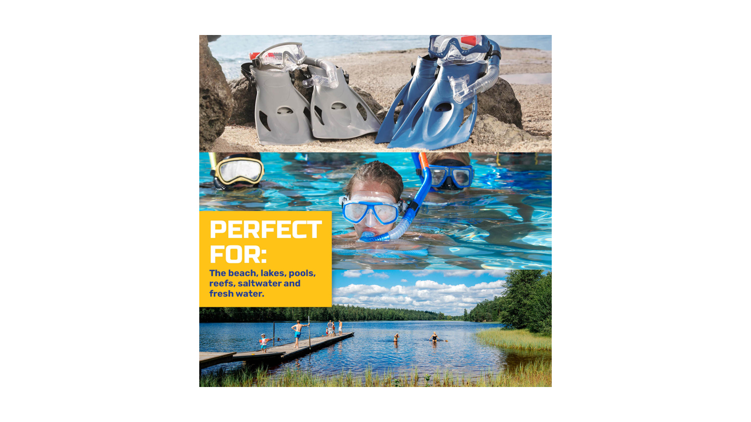 Bestway Snorkel & Flipper Set