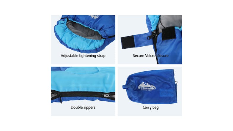 Weisshorn Winter Sleeping Bag 172cm - Blue