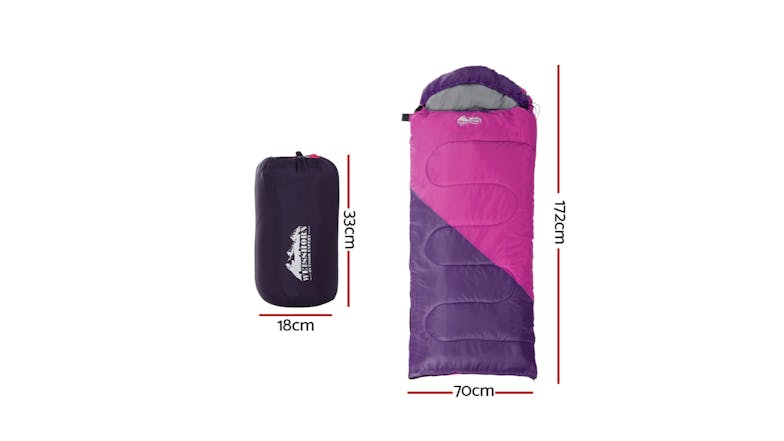 Weisshorn Winter Sleeping Bag 172cm - Pink