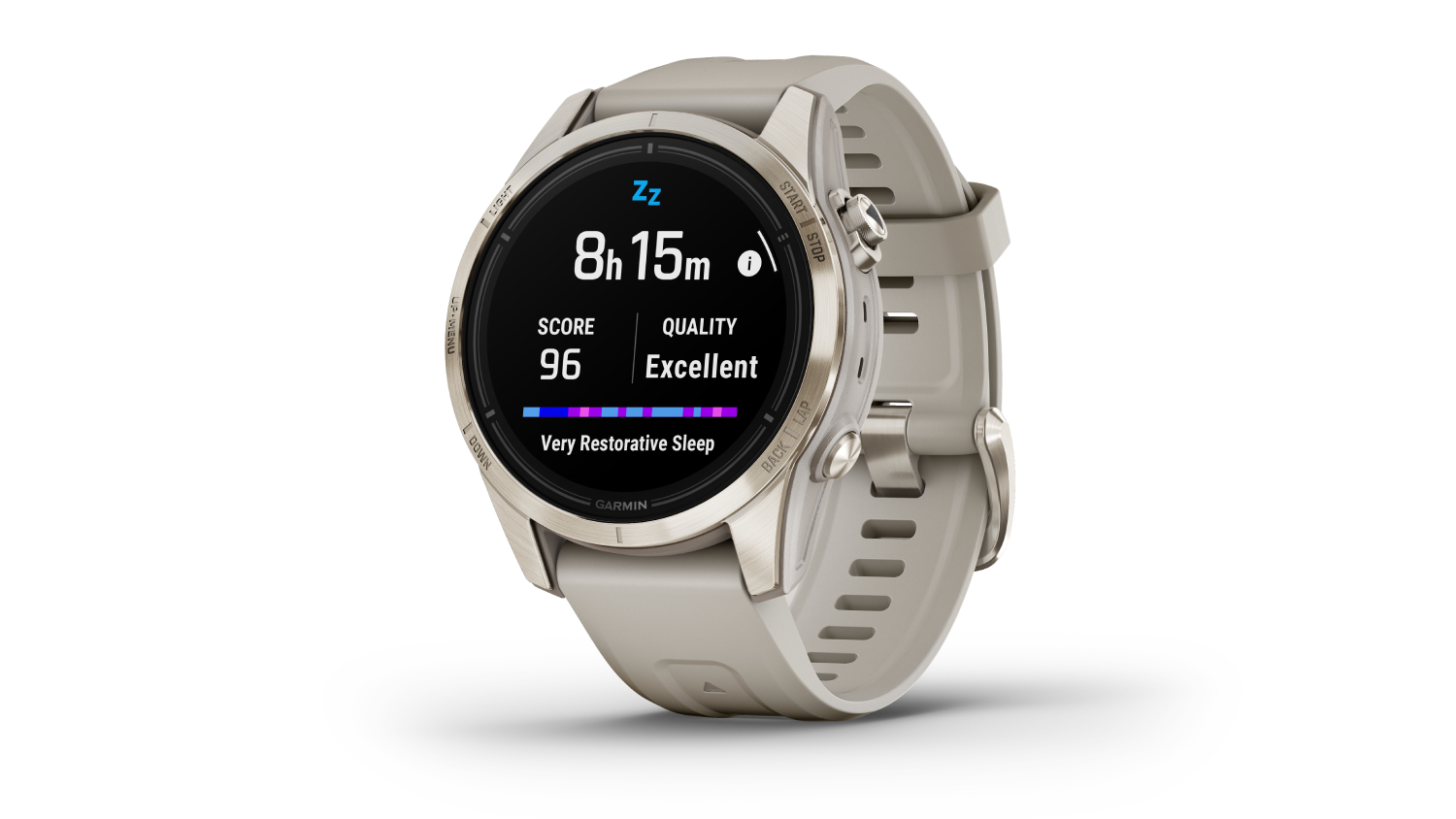 Garmin Epix Pro (Gen 2) Smartwatch Soft Gold Case with Light Sand