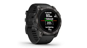 Garmin Epix Pro (Gen 2) Smartwatch - Carbon Grey DLC Titanium Case with Black Band (51mm Case, Bluetooth, GPS, Sapphire Edition)
