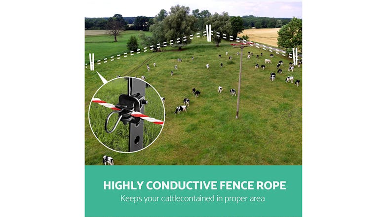 Giantz High Visibity Electric Fence Rope 500m