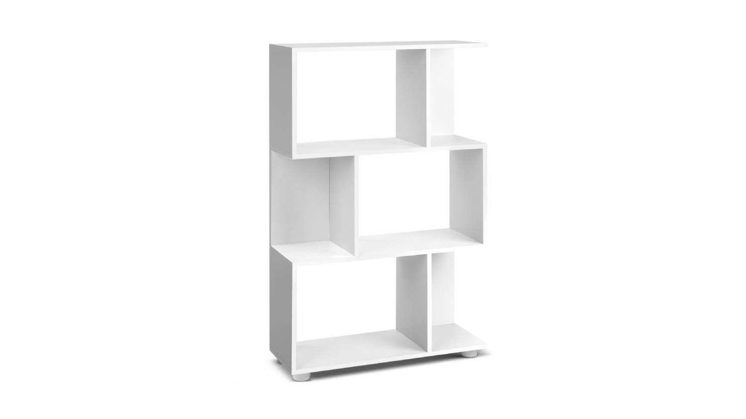 Artiss 3 Tier Modern Zig Zag Shelf - White
