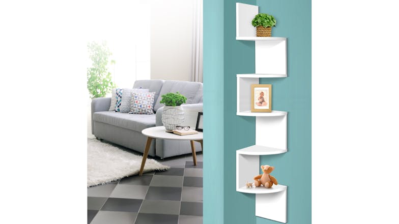 Artiss 5 Tier Wall Mounted Shelf