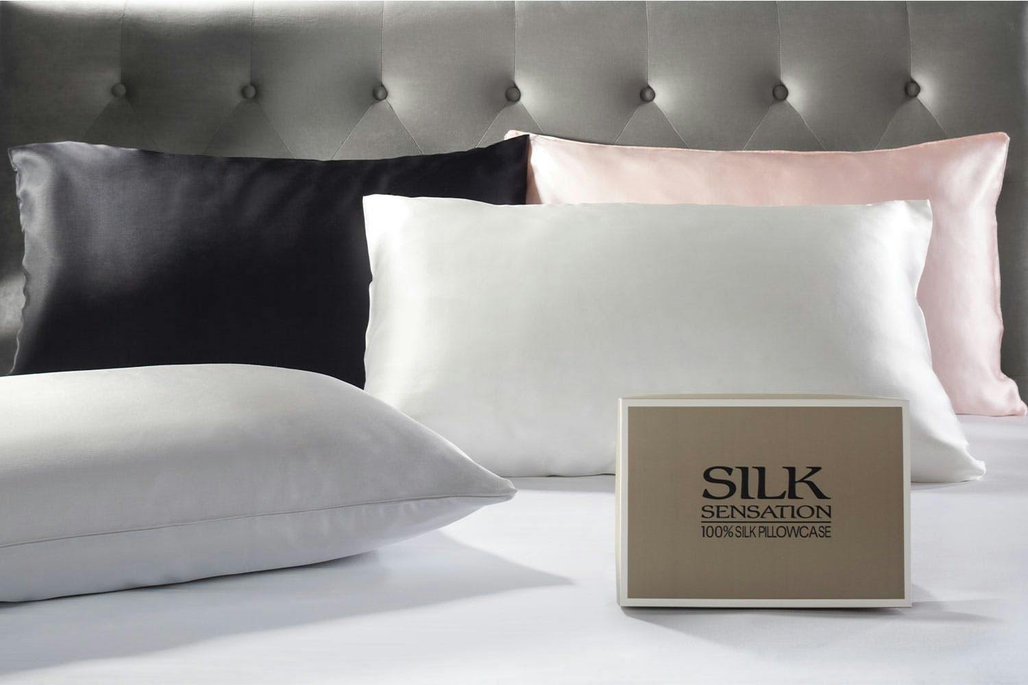 Silk Pillowcase - Cloud Silver