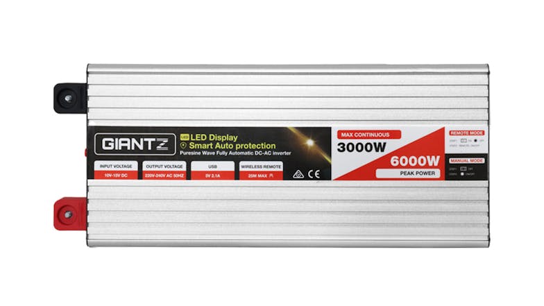 Giantz Sine Wave Power Inverter 3000W/6000W 12V - 240V