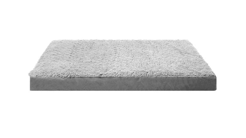 Orthopedic Pet Bed Gry - Grey Suede 100X80X10Cm