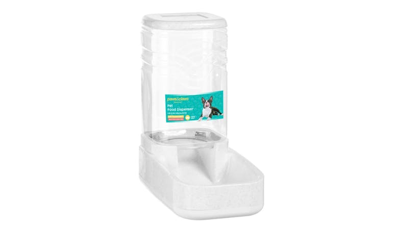 Pet Food Dispenser 3.8L Wht - 29X16X32Cm