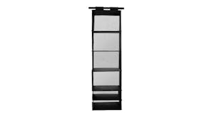 Kloset Hangin Organiser Lg 6 Section Blk - 45X34X125Cm