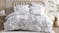 Egrets Linen King Duvet Cover Set by Florence Broadhurst