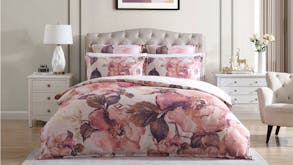 Camille Blush Super King AU Duvet Cover Set by Private Collection