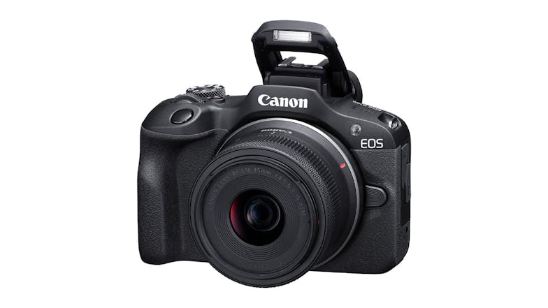 Canon EOS R100 Mirrorless Camera with RF-S 18-45mm f/4.5-6.3 IS STM Lens