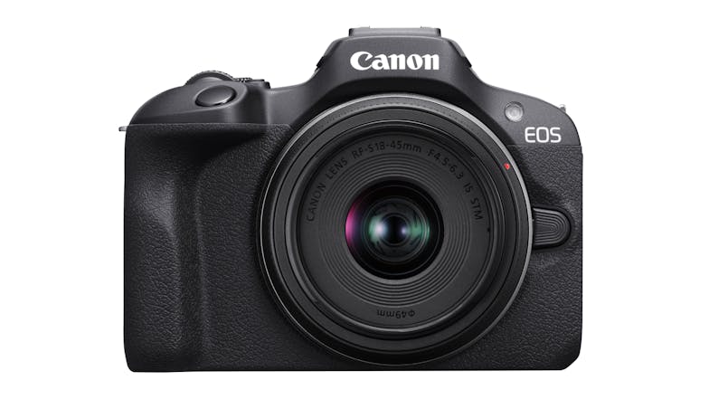 Canon EOS R100 Mirrorless Camera with RF-S 18-45mm f/4.5-6.3 IS STM Lens