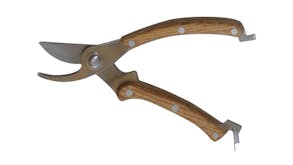 Stainless Steel Secateur with Ash Handle 7.5"