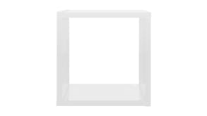 NNEVL Wall Shelves Floating Cube 4pcs. 26 x 15 x 26 - Gloss White