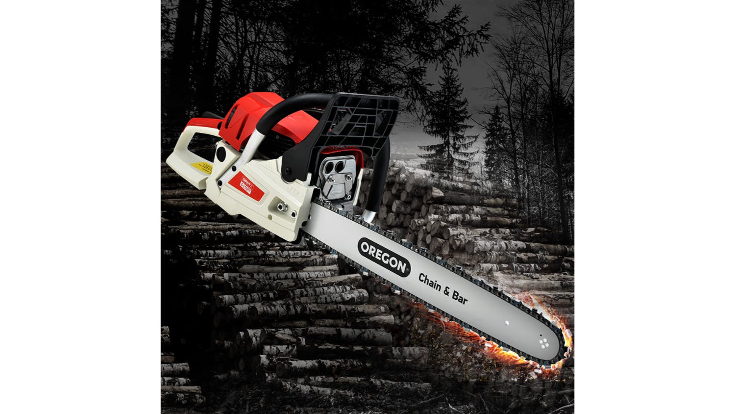 Giantz 20" Bar 52cc E-Start Commercial Chainsaw
