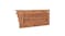 NNEVL Wall-Mounted Coat Rack w/ Shelf 80 x 16.5 x 35cm - Teak Wood