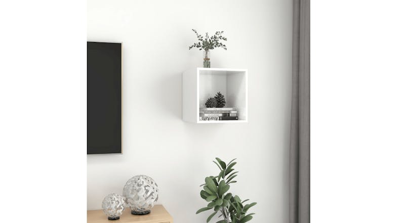 NNEVL Wall Cabinet 37 x 37 x 37cm - Gloss White