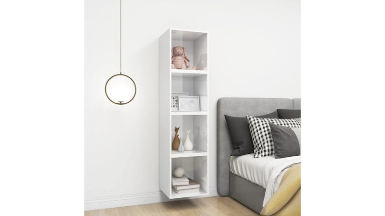 NNEVL Wall Cabinet 37 x 37 x 37cm - Gloss White