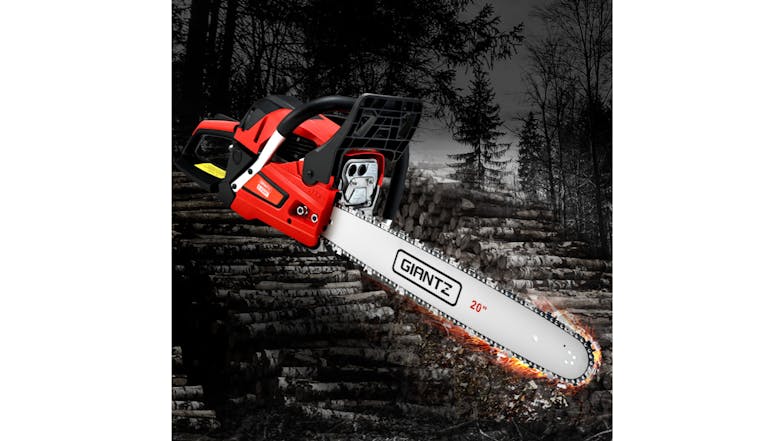 Giantz 20" Bar 52cc E-Start Commercial Chainsaw w/ Handle
