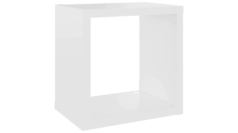 NNEVL Wall Shelves Floating Cube 6pcs. 22 x 15 x 22cm - White