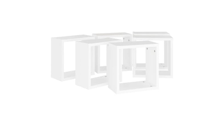 NNEVL Wall Shelves Floating Cube 6pcs. 30 x 15 x 30cm - White
