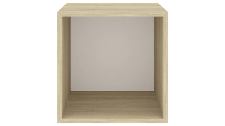 NNEVL Wall Cabinet 2pcs. 37 x 37 x 37cm - Sonoma Oak/White