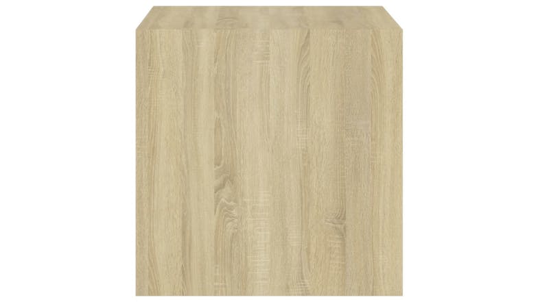 NNEVL Wall Cabinet 2pcs. 37 x 37 x 37cm - Sonoma Oak/White