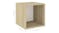 NNEVL Wall Cabinet 2pcs. 37 x 37 x 37cm - Sonoma Oak/White