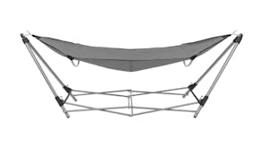 NNEVL Hammock w/ Folding Stand 214 x 76 x 70cm - Grey