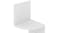 NNEVL Wall Shelves Corner 19 x 19 x 123cm - White