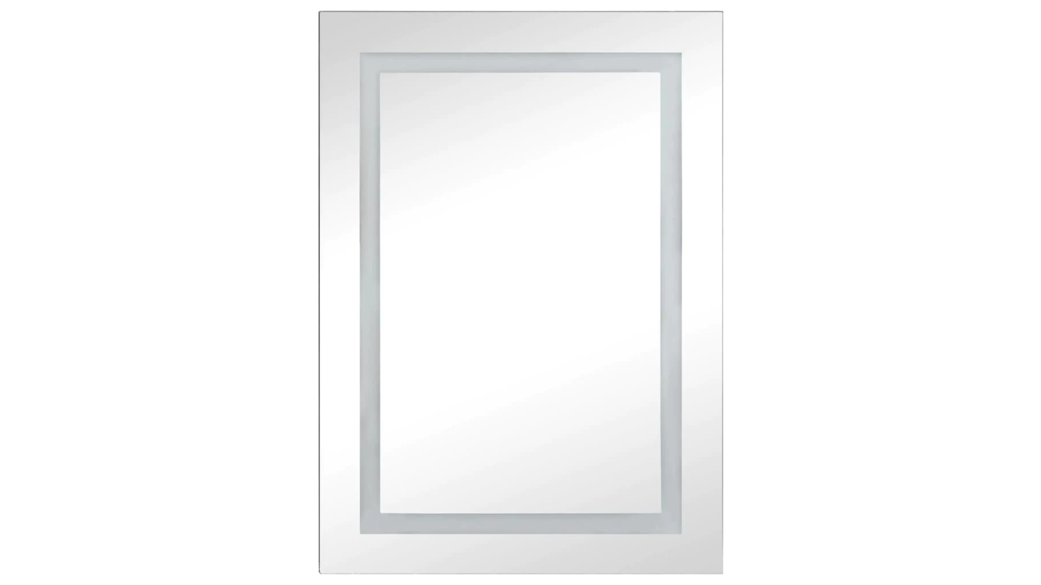 NNEVL LED Backlit Bathroom Mirror 50 x 13 x 70cm Anthracite