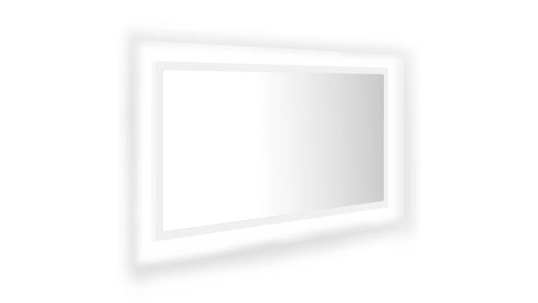 NNEVL LED Backlit Bathroom Mirror 80 x 8.5 x 37cm - White