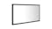 NNEVL LED Backlit Bathroom Mirror 80 x 8.5 x 37cm - Black