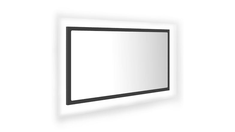 NNEVL LED Backlit Bathroom Mirror 80 x 8.5 x 37cm - Grey