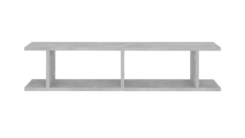 NNEVL Wall Shelves Floating Ladder 2pcs. 90 x 18 x 20cm - Concrete grey