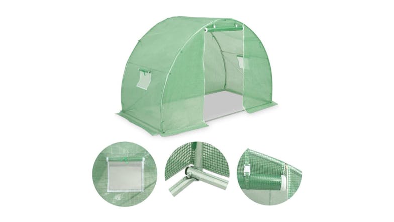 NNEVL Greenhouse w/ Windows 300 x 150 x 200cm - White