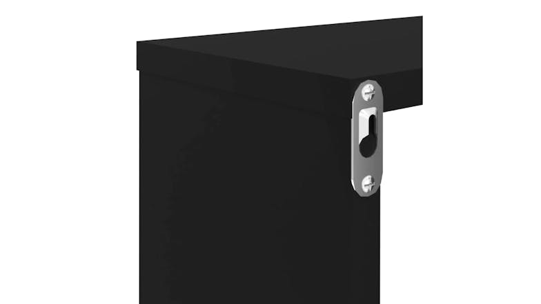 NNEVL Wall Shelves Floating Rectangle 6pcs. 80 x 15 x 26.5 - Black