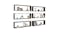 NNEVL Wall Shelves Floating Rectangle 6pcs. 100 x 15 x 30 - Gloss Grey