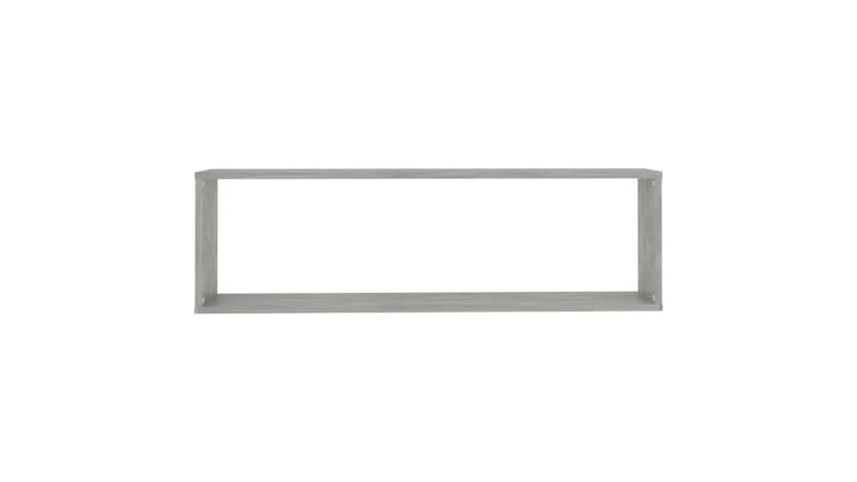 NNEVL Wall Shelves Floating Rectangle 6pcs. 100 x 15 x 30 - Concrete Grey