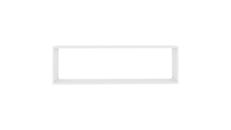 NNEVL Wall Shelves Floating Rectangle 4pcs. 100 x 15 x 30 - White