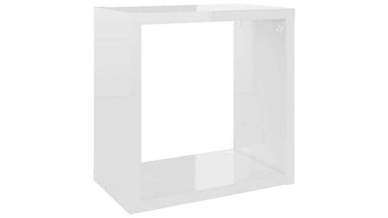 NNEVL Wall Shelves Floating Cube 6pcs. 26 x 15 x 26 - Gloss White