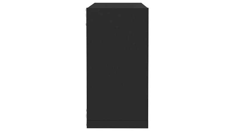 NNEVL Wall Shelves Floating Cube 4pcs. 30 x 15 x 30cm - Black