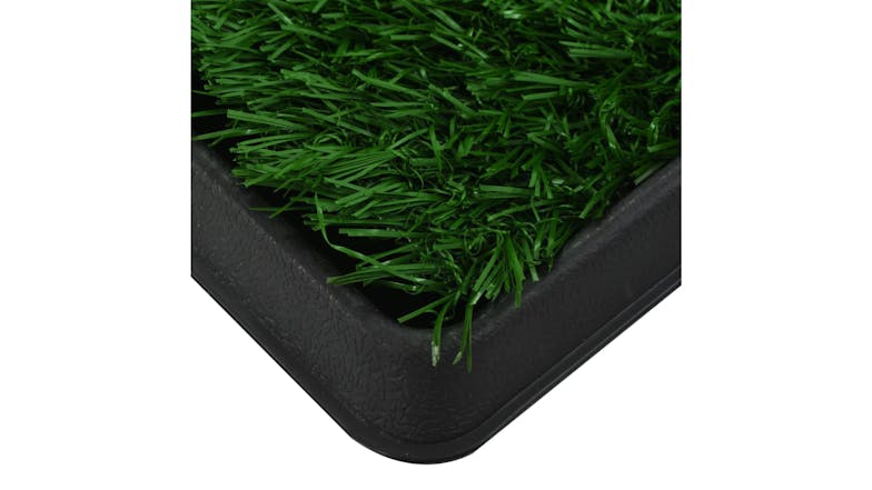 NNEVL Pet Toilet w/ Tray Atrificial Grass 64 x 51 x 3cm