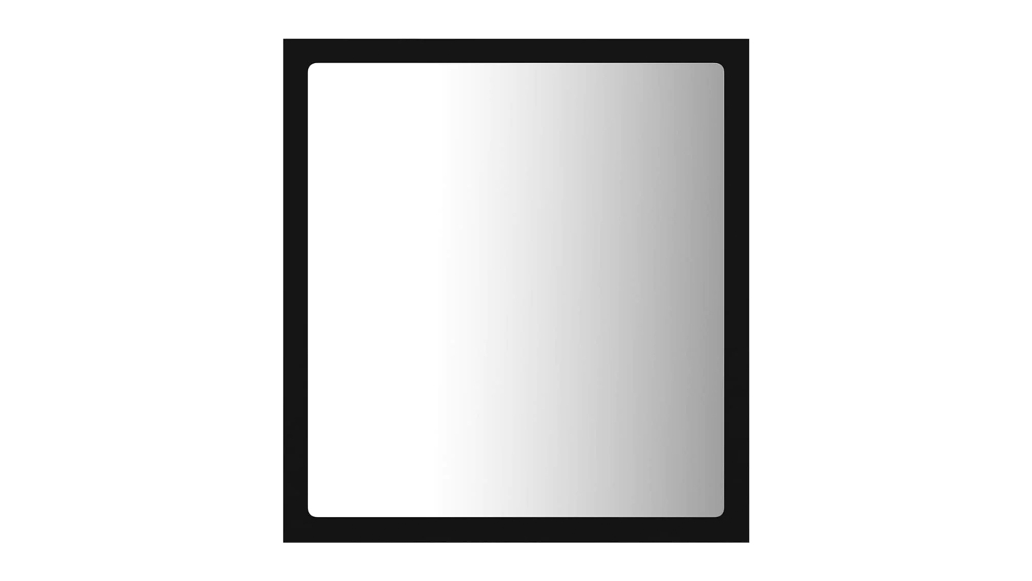NNEVL LED Backlit Bathroom Mirror 40x8.5x37cm Black Harvey Norman New