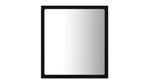 NNEVL LED Backlit Bathroom Mirror 40x8.5x37cm Black