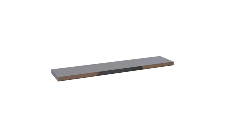 NNEVL Wall Shelves Ledge 2 pcs. 120 x 23.5 x 3.8cm - Grey