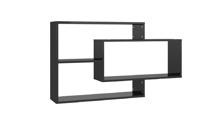 NNEVL Wall Shelves 104 x 20 x 58.5cm - Gloss Black