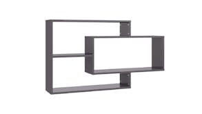 NNEVL Wall Shelves 104 x 20 x 58.5cm - Gloss Grey