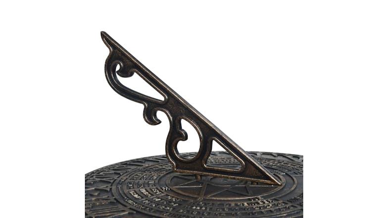 NNEVL Plastic Sundial - Bronze Patina